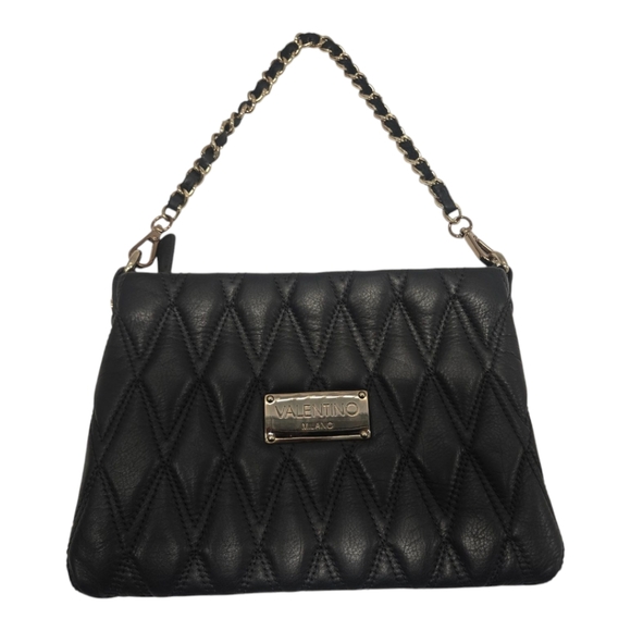 Valentino Handbags - Valentino Vanille D Sauvage Black Quilted Shoulder Bag